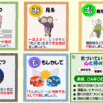交通安全５つのポイント「ま・み・む・め・も」